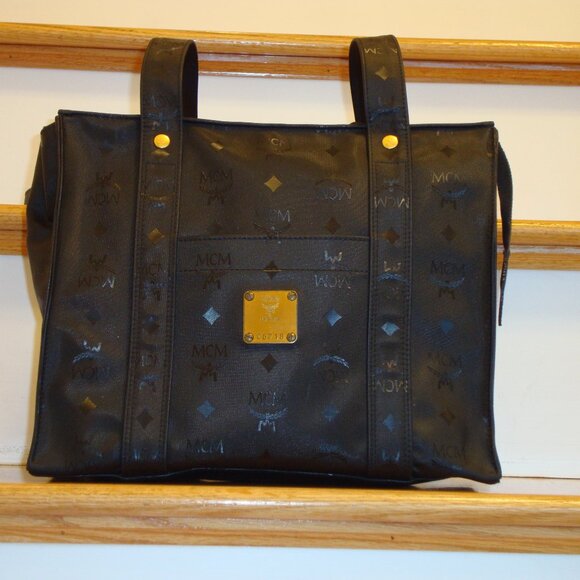 Vintage MCM Germany Visetos Medium Tote Bag GOOD CONDITION! - Picture 1 of 11